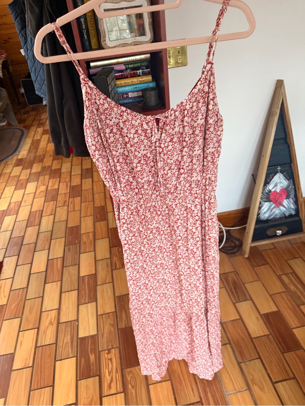 Abercrombie & Fitch Rose Pink Floral Maxi Dress